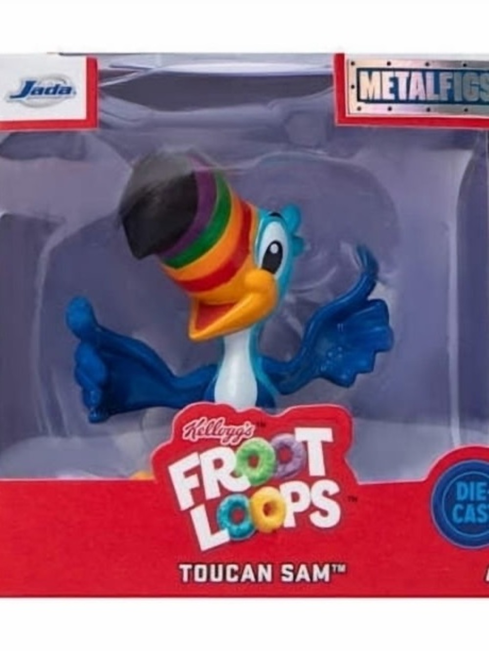 Jada Toys Froot Loops Toucan Sam Metalfigs Diecast Collectible Figure